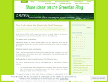 Tablet Screenshot of greenfanblog.wordpress.com