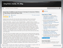 Tablet Screenshot of gregfeste.wordpress.com