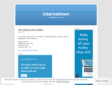 Tablet Screenshot of internetmenn.wordpress.com