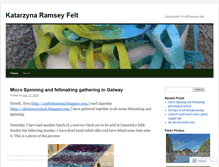Tablet Screenshot of feelfelt.wordpress.com
