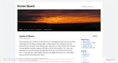Desktop Screenshot of doctorquack.wordpress.com