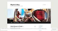 Desktop Screenshot of migoko.wordpress.com