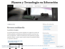 Tablet Screenshot of pizarraytecnologia.wordpress.com