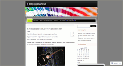 Desktop Screenshot of cossanoinmusica.wordpress.com