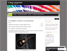 Tablet Screenshot of cossanoinmusica.wordpress.com