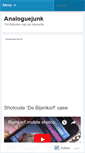 Mobile Screenshot of analoguejunk.wordpress.com