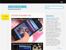 Tablet Screenshot of analoguejunk.wordpress.com