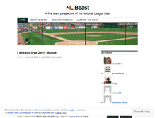 Tablet Screenshot of nlbeast.wordpress.com
