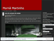 Tablet Screenshot of mamamartinho.wordpress.com