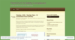 Desktop Screenshot of dotfleets.wordpress.com
