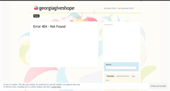 Desktop Screenshot of georgiagiveshope.wordpress.com