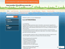 Tablet Screenshot of ciudadaniaraquel.wordpress.com