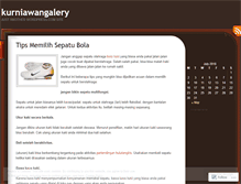 Tablet Screenshot of kurniawangalery.wordpress.com