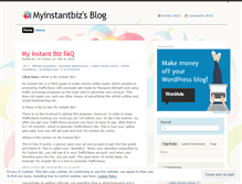 Tablet Screenshot of myinstantbiz.wordpress.com