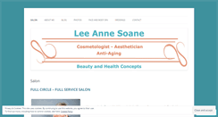 Desktop Screenshot of leeannesoane.wordpress.com