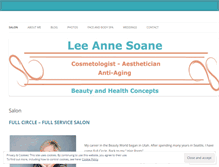 Tablet Screenshot of leeannesoane.wordpress.com