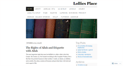 Desktop Screenshot of lolliesplace.wordpress.com