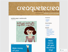 Tablet Screenshot of creaquetecrea.wordpress.com