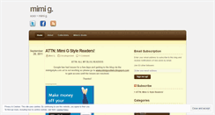 Desktop Screenshot of mimigoodwin.wordpress.com