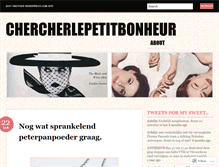 Tablet Screenshot of chercherlepetitbonheur.wordpress.com