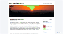 Desktop Screenshot of andorranexperience.wordpress.com