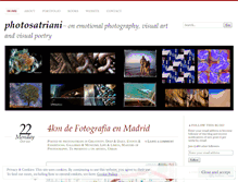 Tablet Screenshot of photosatriani.wordpress.com
