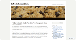 Desktop Screenshot of befreebakers.wordpress.com