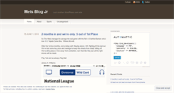 Desktop Screenshot of nymets84.wordpress.com