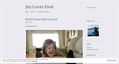 Desktop Screenshot of jenlovesfood.wordpress.com