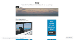 Desktop Screenshot of maryvican.wordpress.com