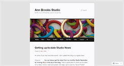 Desktop Screenshot of annbrooksstudio.wordpress.com