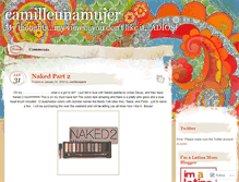 Tablet Screenshot of camilleunamujer.wordpress.com