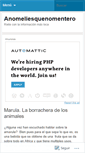 Mobile Screenshot of anomelies.wordpress.com