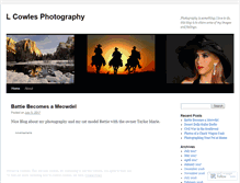 Tablet Screenshot of lcowlesphotography.wordpress.com