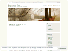 Tablet Screenshot of pantalansur.wordpress.com