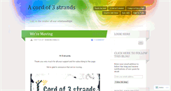 Desktop Screenshot of acordof3strands.wordpress.com