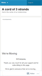Mobile Screenshot of acordof3strands.wordpress.com