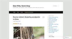 Desktop Screenshot of dearkitty1.wordpress.com