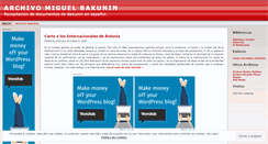 Desktop Screenshot of miguelbakunin.wordpress.com