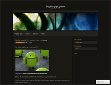 Tablet Screenshot of androidsworld.wordpress.com