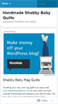 Mobile Screenshot of bluebeequiltfabric.wordpress.com