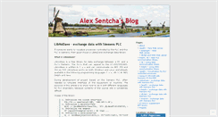 Desktop Screenshot of alexsentcha.wordpress.com