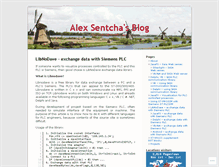 Tablet Screenshot of alexsentcha.wordpress.com