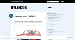 Desktop Screenshot of kyleecob.wordpress.com