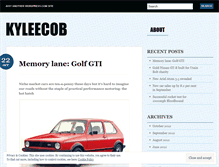 Tablet Screenshot of kyleecob.wordpress.com