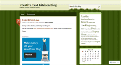 Desktop Screenshot of creativetestkitchen.wordpress.com