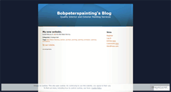 Desktop Screenshot of bobpeterspainting.wordpress.com