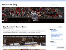 Tablet Screenshot of nadasfan.wordpress.com
