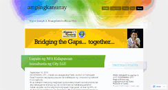 Desktop Screenshot of ampingkanunay.wordpress.com