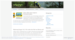 Desktop Screenshot of nachgegangen.wordpress.com